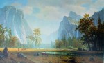 Looking Up The Yosemite Valley by Albert Bierstadt
