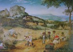 The Haymaking by Pieter Breughel