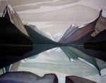Maligne Lake, Jasper Park by Lawren Harris - Group of Seven offset lithograph fine art print