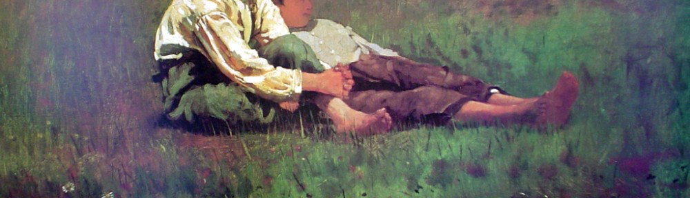 Boys In A Pasture by Winslow Homer