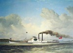 The Steamship Quebec by Cornelius Krieghoff