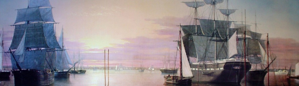 Boston Harbor 1855-58 by Fitz Hugh Lane