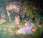 Lunch On The Lawn by Henri LeBasque