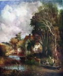The Valley Farm by John Constable - offset lithograph fine art print