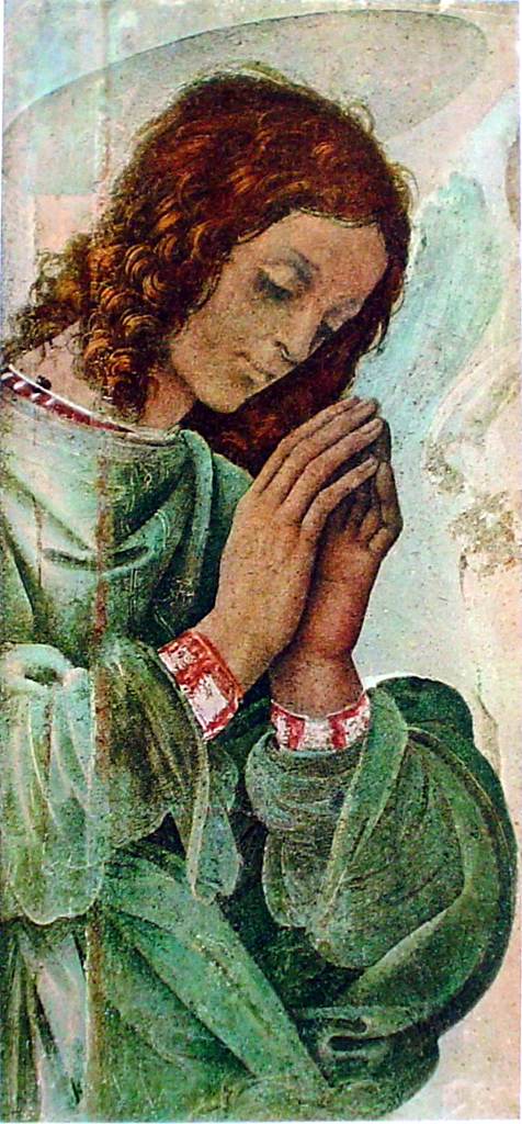 The Praying Angel by Filippino Lippi - collectible collotype fine art print