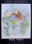 Bear Feats by Susan Anderson- offset lithograph fine art poster