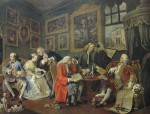 The Marriage Contract / Marriage A La Mode by William Hogarth - collectible collotype fine art print
