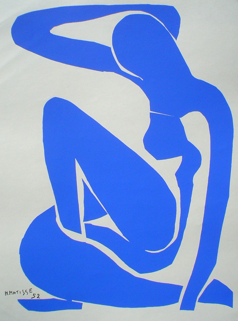 Blue Nude by Henri Matisse - silkscreen fine art print