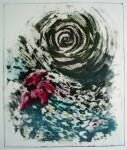 Flower Swirl by JP Moro - original etching, signed and numbered 5/ 115