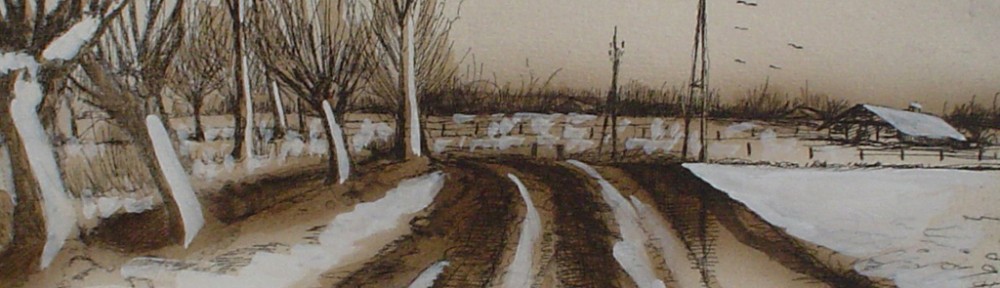 Full Moon Road by Udo Nolte - original etching, signed and numbered 60/ 150