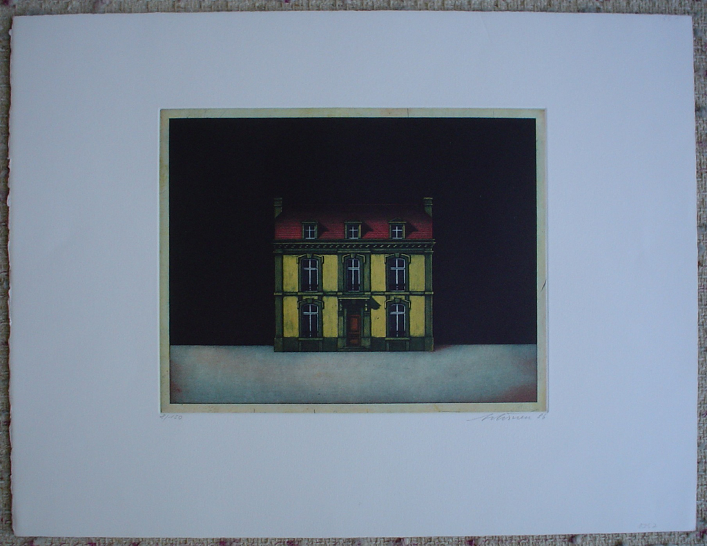 Dollhouse by Kurt Schoenen, shown with full margins - original etchings, signed and numbered 8/ 150
