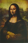 Mona Lisa by Leonardo Da Vinci - offset lithograph art print