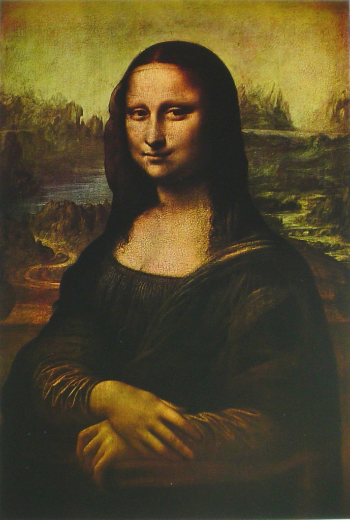 Printable Image Of Painting The Mona Lisa Leonardo Da Vinci