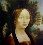 Ginevra De Benci by Leonardo Da Vinci - collectible collotype print