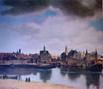 View Of Delft by Johannes (Jan) Vermeer - offset lithograph fine art print