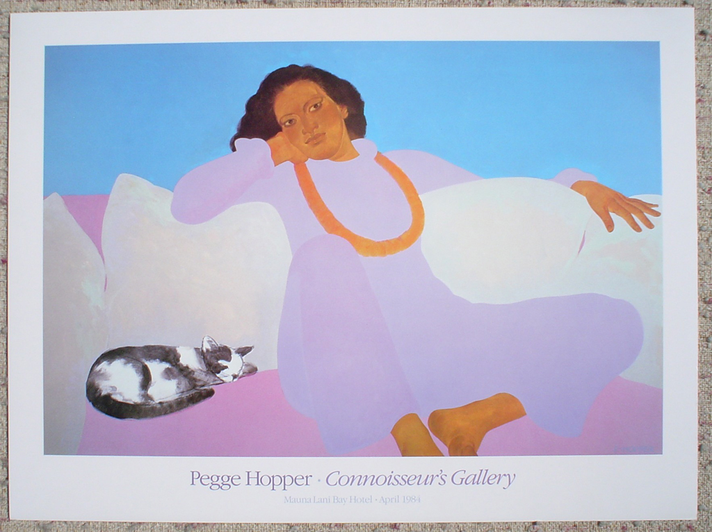Connoisseur's Gallery by Pegge Hopper, shown with full margins - fine art poster print