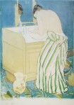 La Toilette by Mary Cassatt - offset lithograph fine art poster print