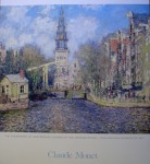 Zuiderkirk At Amsterdam by Claude Monet - offset lithograph fine art poster print