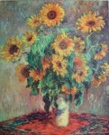 Sunflowers by Claude Monet - collectible collotype fine art print