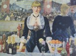A Bar At the Folies Bergere by Edouard Manet - collectible collotype fine art print