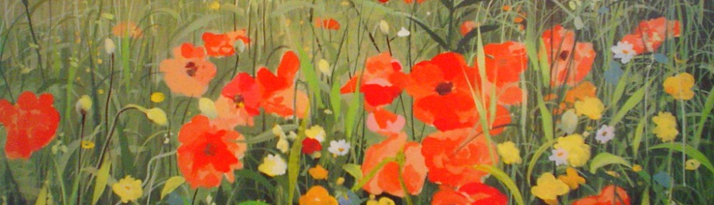Field Abloom by Jacqueline Penney - offset lithograph fine art print