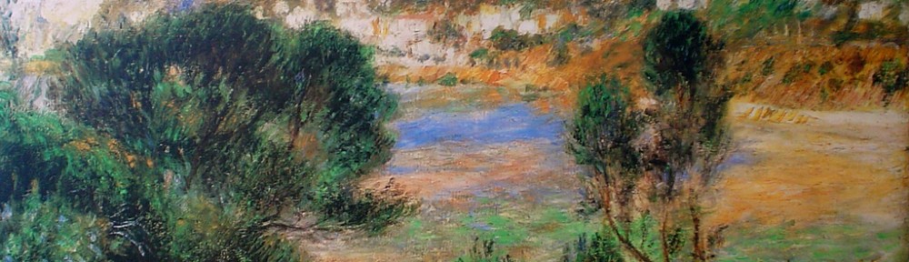 Landscape L'Esterel by Pierre-Auguste Renoir - offset lithograph fine art print