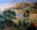 Landscape L'Esterel by Pierre-Auguste Renoir - offset lithograph fine art print