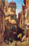 The Postman (Der Briefbote im Rosenthal) by Karl (Carl) Spitzweg - collectible collotype fine art print