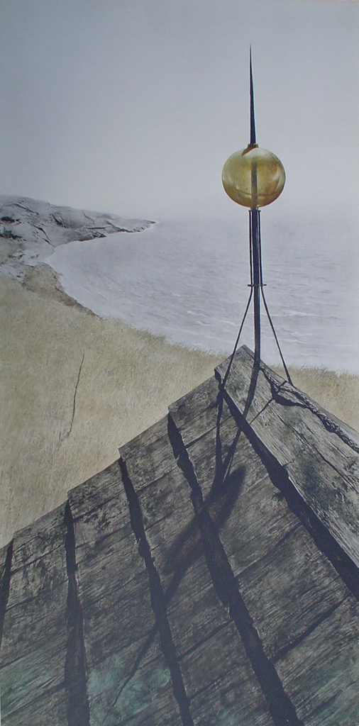 Northern Point by Andrew Newell Wyeth, transferred to canvas - collectible collotype fine art print