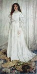 The White Girl by James Abbott Whistler - offset lithograph fine art print