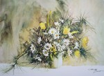 Tulips And Daisies by Carolyn Blish - offset lithograph fine art print