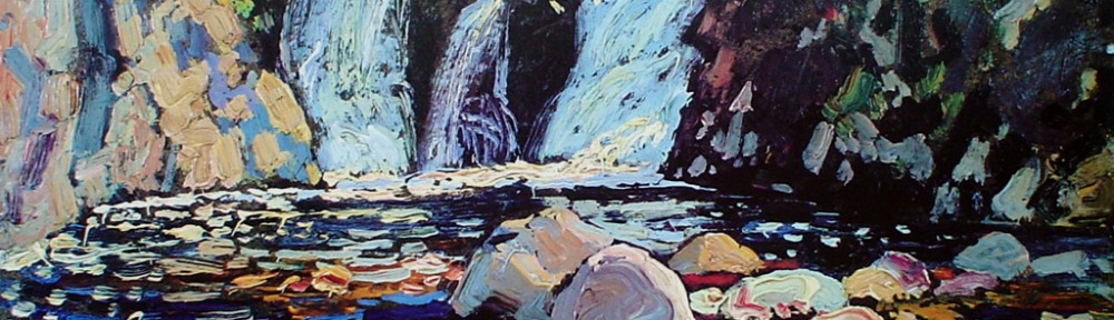 The Little Falls by James Edward Hervey MacDonald - offset lithograph fine art print