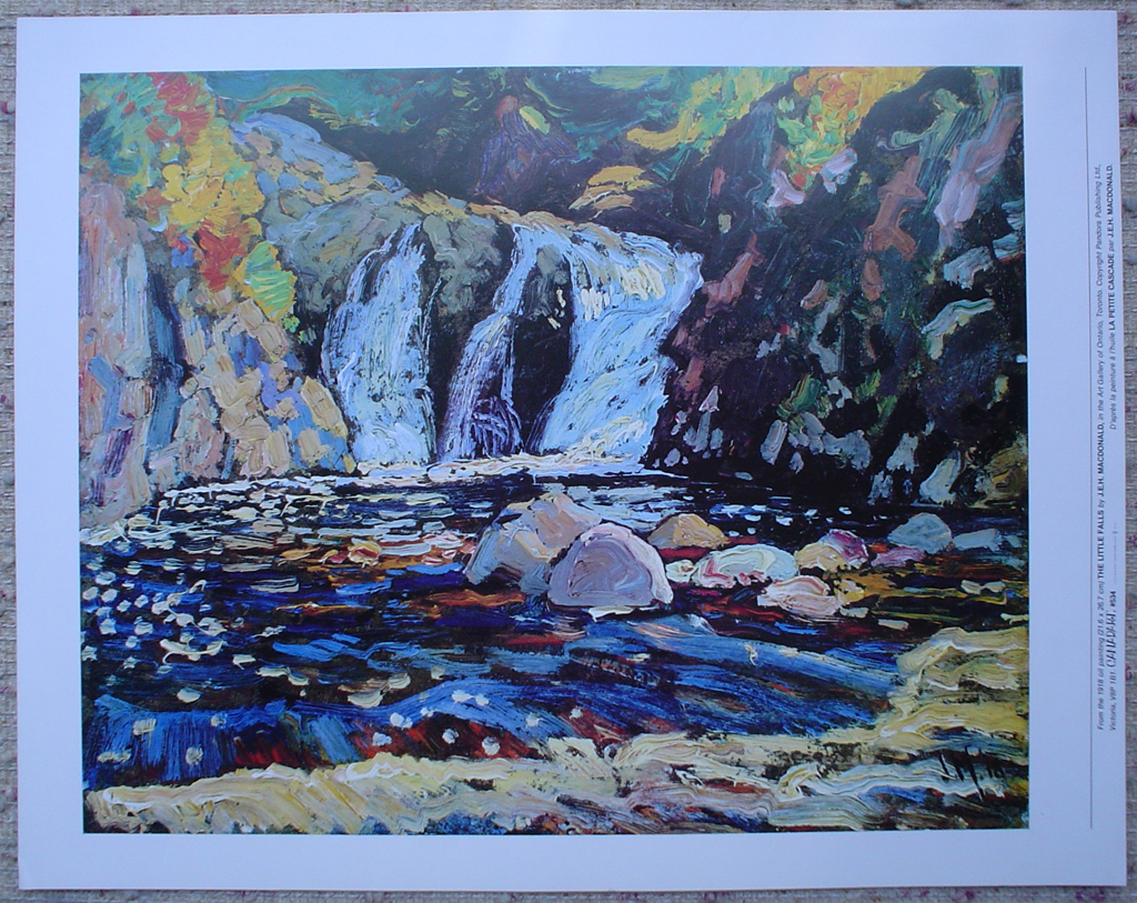 The Little Falls by James Edward Hervey MacDonald, shown with full margins - offset lithograph fine art print