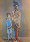 Two Harlequins by Pablo Picasso - collectible collotype fine art print
