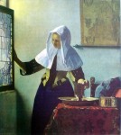 Young Woman With Watering Can by Johannes (Jan) Vermeer - collectable collotype fine art print