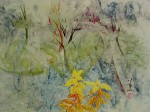 Fragment Of Autumn by Tseng-Ying Pang, shown with full margins - collectible collotype fine art print