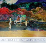 Women And A White Horse by Paul Gauguin, Museum of Fine Arts,Boston - offset lithograph fine art poster print