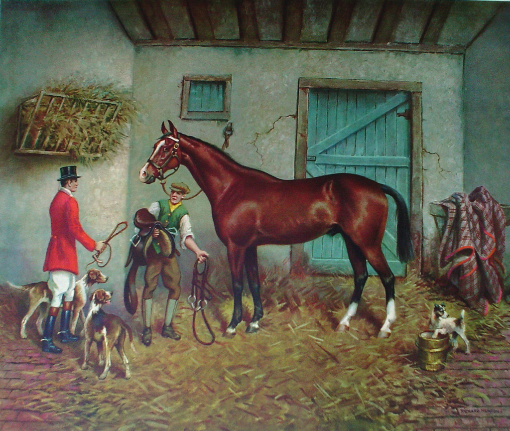Morning Of The Hunt by Richard Newton, Jr. - collectible collotype fine art print