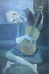 The Old Guitarist by Pablo Picasso - offset lithograph fine art print