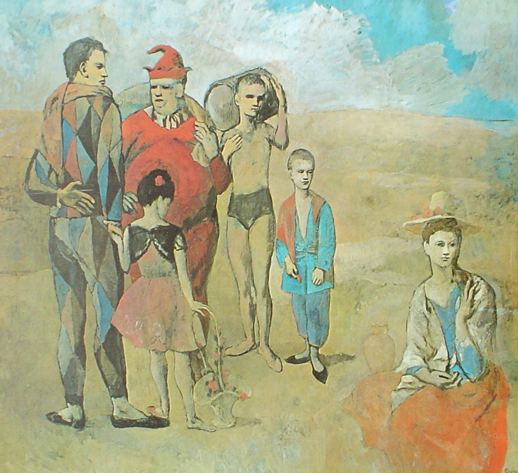 Family Of Saltimbanques, 1905 by Pablo Picasso - offset lithograph fine art print