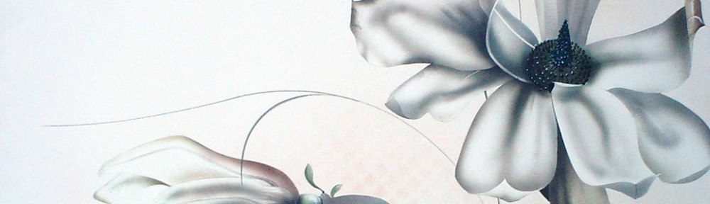 Magnolia Flower by Oscar Tejeda - offset lithograph fine art print