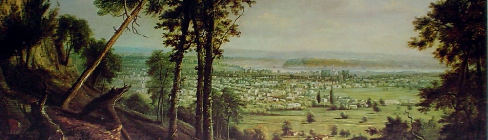 View Of Hamilton, 1853 by Robert Whale - offset lithograph fine art print