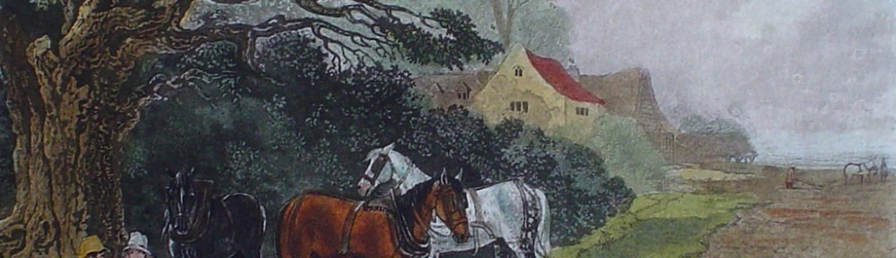 Spring by John Dearman - restrike etching, hand-coloured original print