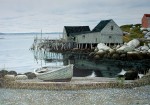Peggy's Cove, Nova Scotia by Helen Rundell - original lithograph, signed