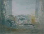 Hebridean Windowsill/ Egg by Donald Wilkinson - original lithograph, signed and numbered 4/ 90