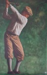 The Art Of Golf: The Drive by Glen Green - offset lithograph reproduction vintage fine art poster print