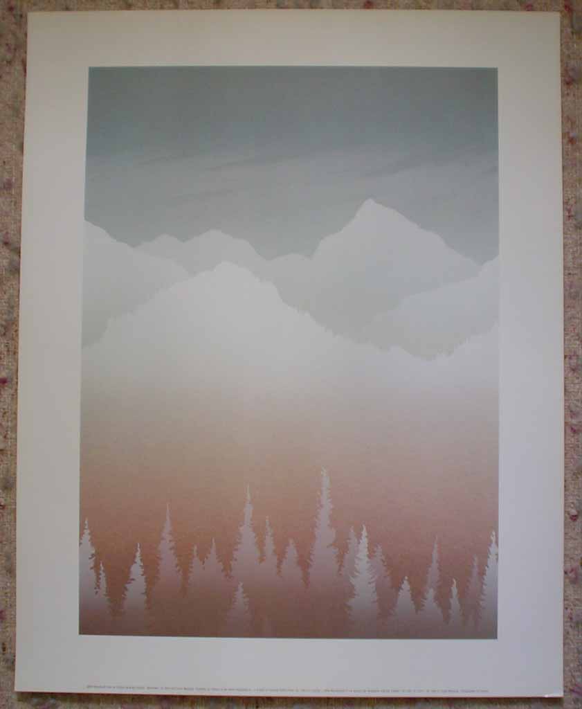Midwinter by Peter and Traudl Markgraf, shown with full margins - offset lithograph vintage fine art print reproduction