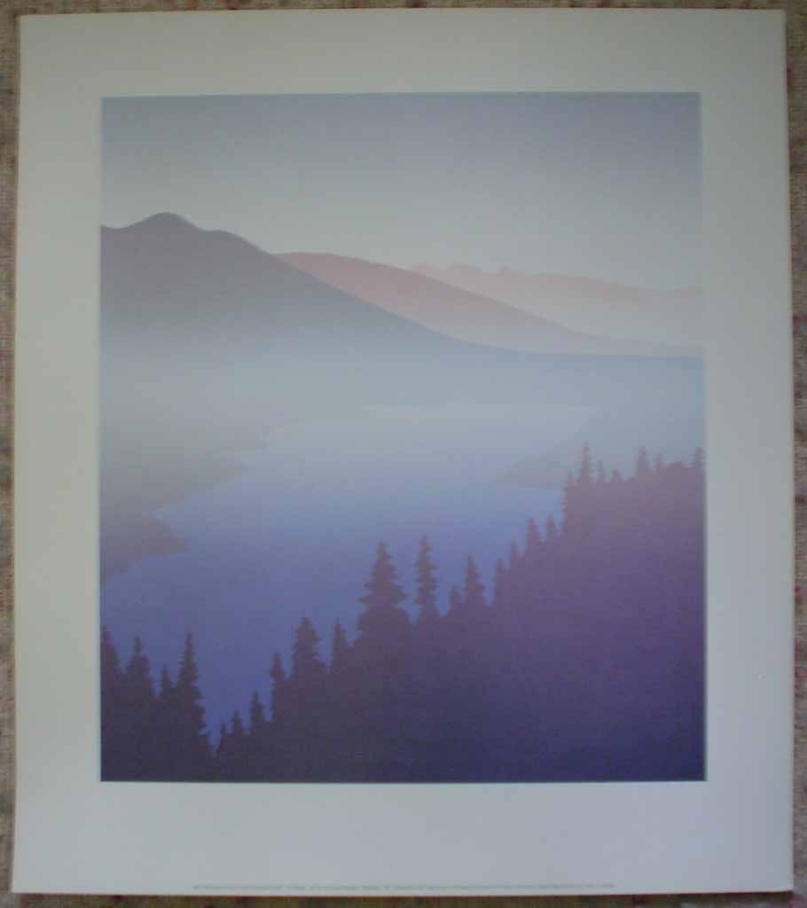 Port Moody by Peter and Traudl Markgraf, shown with full margins - offset lithograph vintage fine art print reproduction