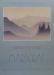 Coastal Range, Impressions Of Canada by Peter and Traudl Markgraf, Krieger Galleries, Vancouver British Columbia 1982 - offset lithograph vintage fine art poster print