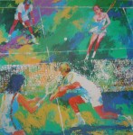 Tennis, Hammer Graphics - offset lithograph vintage poster print art reproduction